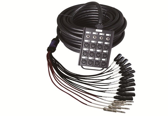 Multitrack  12 Channel XLR Snake Cable TRS Returns STM-12-100
