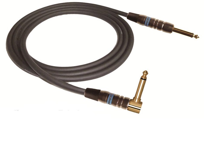 Silk Road LN104-3 Guitar Cable with 1/4" Plug Straight to Angled