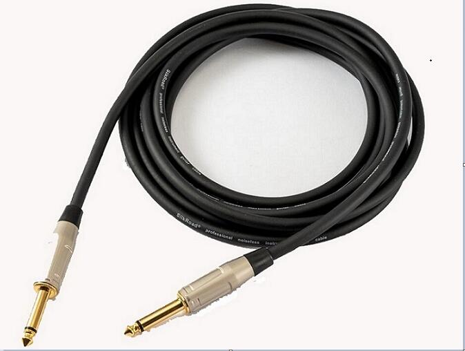 Silk Road LN102-3 Guitar Cable Gold Plated Plug 6.5mm Noiseless