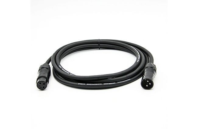 XLR Female to XLR Male Black Microphone Cable LE203