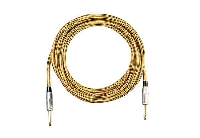 Tweed 1/4 inch Guitar Cable FAS-6 Straight to Straight Plug