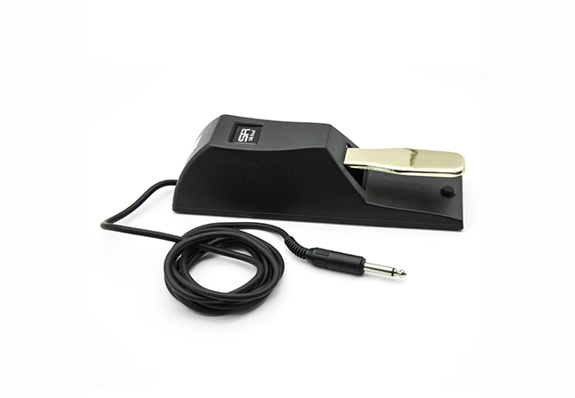 Piano-Style Metal Foot Switch Pedal FS-500