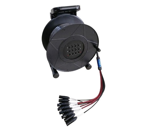 Professional Hand-Held Cable Drum System, Assembled with 8,12,16,20 Channels Stage Cable STD380P08