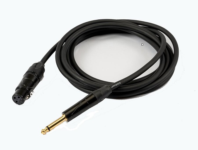 Silk Road LE104-5 XLR F to 1/4" Microphone Cable 5m