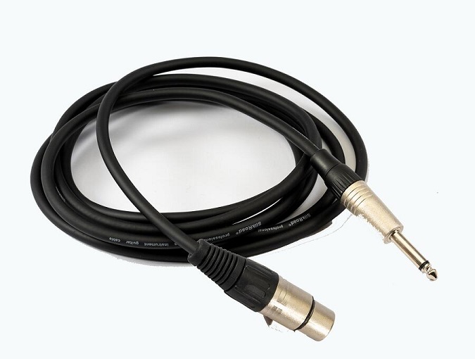 6M Black Microphone Cable LE304-6 6.0mm PVC Jacket