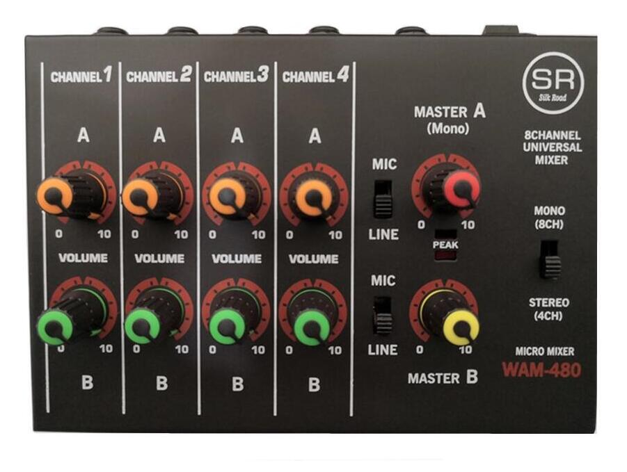 Professional 8 Way Mixer WAM-480