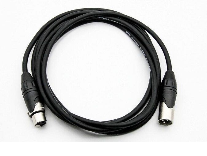 Amphenol AML-6 XLR Male to XLR Female Black Microphone Cable 20ft