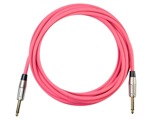 Silk Road Guitar Cable  LRB-201-6 Pink Color