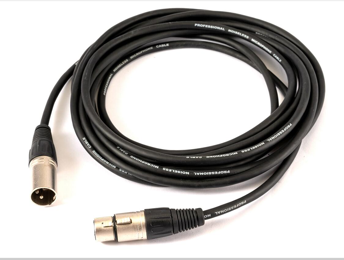 Microphoen Cable LE303-3 XLR F to XLR M 6.0mm PVC Jacket