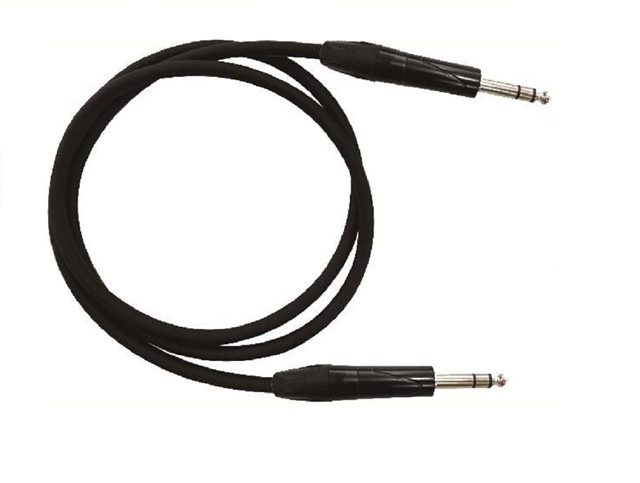Silk Road BTR-3 6.3 Stereo Plug to 6.3 Stereo Plug Balanced Microphone Cable