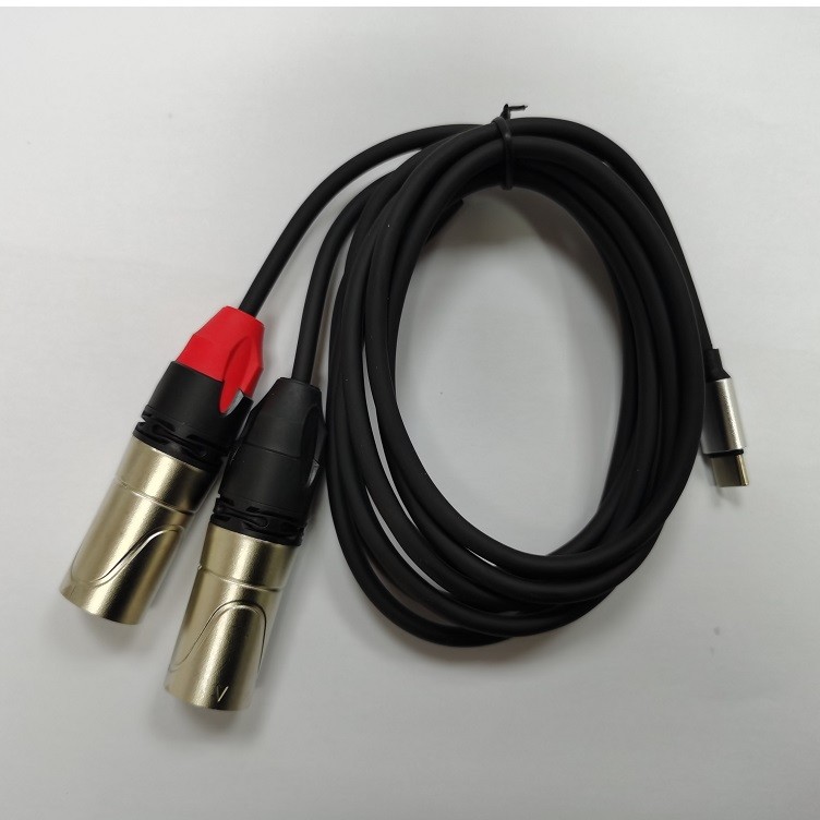 DAC C Type to Dual XLR Male Audio Cable UTC-213