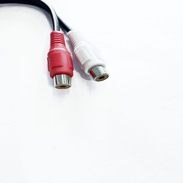 Y Spliter Cable 6.35mm Stereo Plug Male to 6.35mm Mono Jacks Female Interconnect  Cable